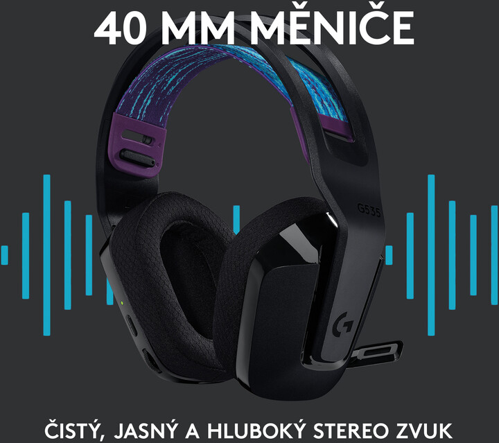 Kufje Logitech G535 Lightspeed, të zeza