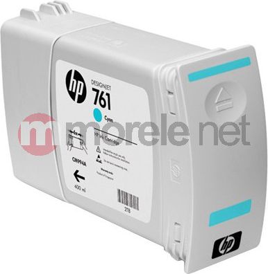 Fishek i ngjyrës HP No 761 Ink Cart, 400ml, cian