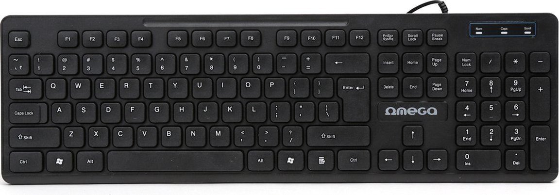 Tastierë Omega OK-07, me kabllo USB, e zezë