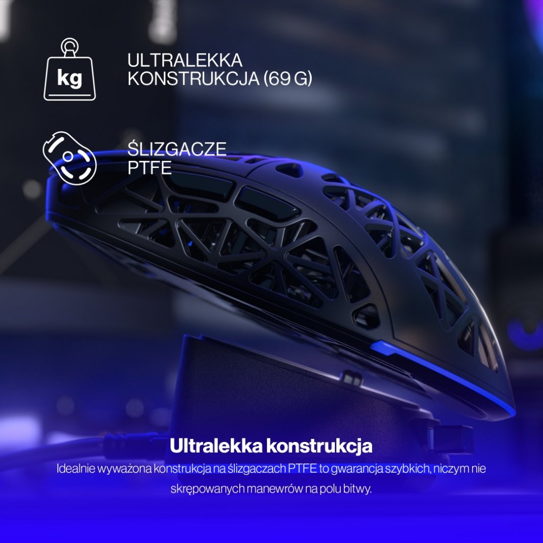 Maus Endorfy LIV Plus Wireless PixArt PAW3395, 26,000 DPI, i zi