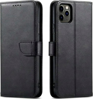 Kutikë portofol MARV për Samsung Galaxy M55, tip bookcase, me xhepa për karta, e zezë