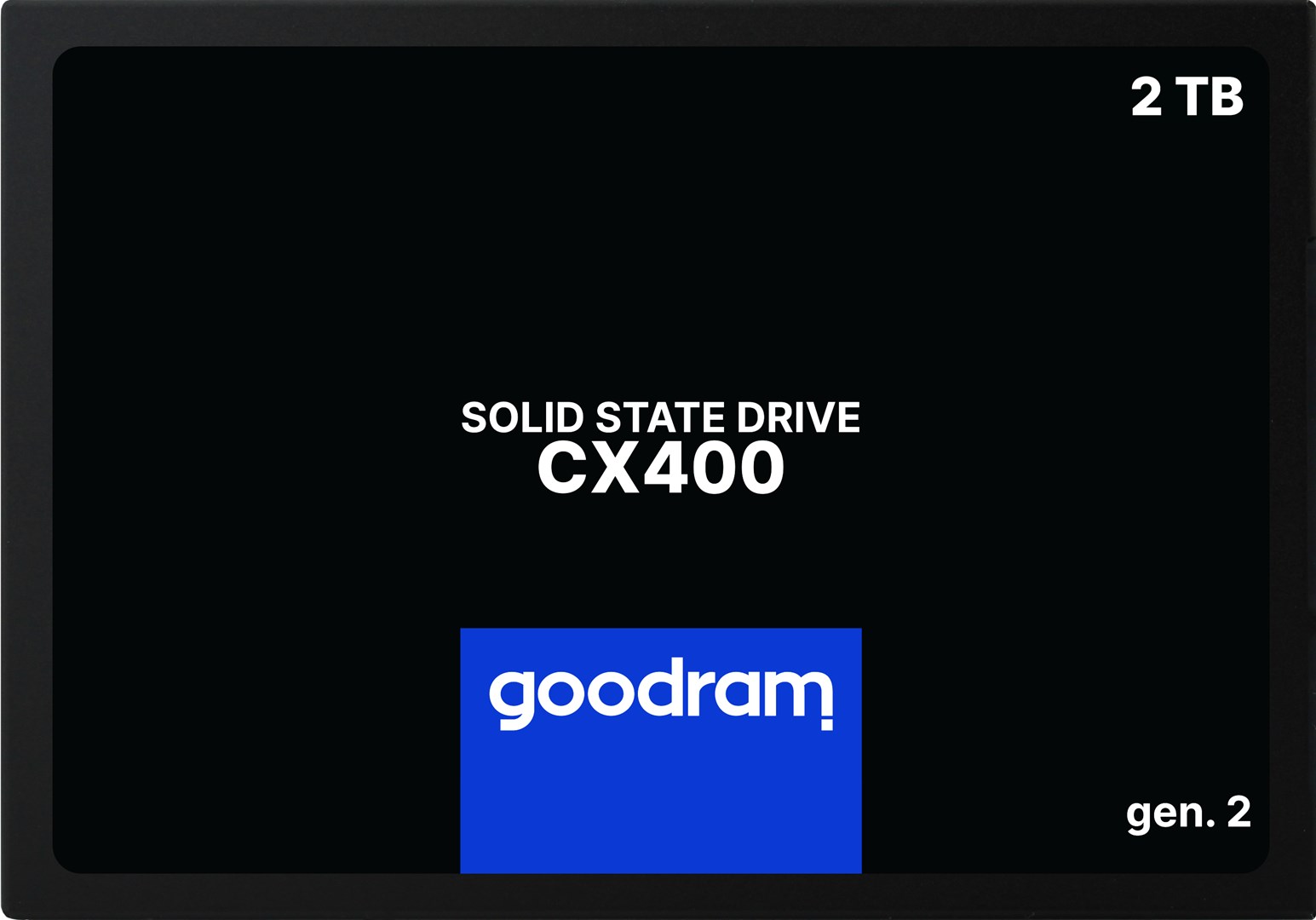 Disk SSD Goodram CX400 Gen.2, 2.05 TB, 2.5", SATA III, e zezë