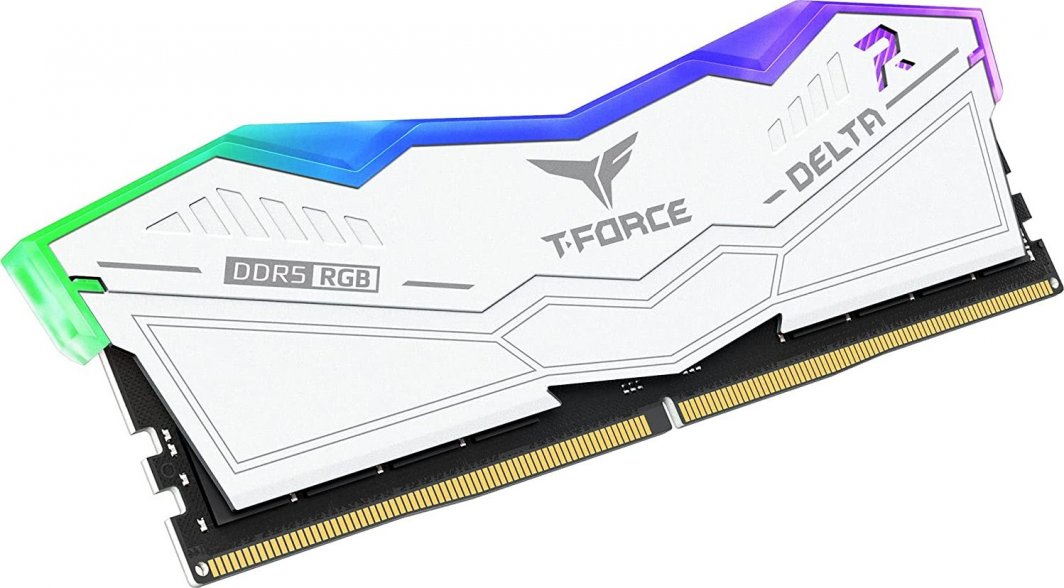 Memorie TeamGroup T-Force Delta RGB, DDR5, 32 GB, 6200 MHz, CL38, FF4D532G6200HC38ADC0