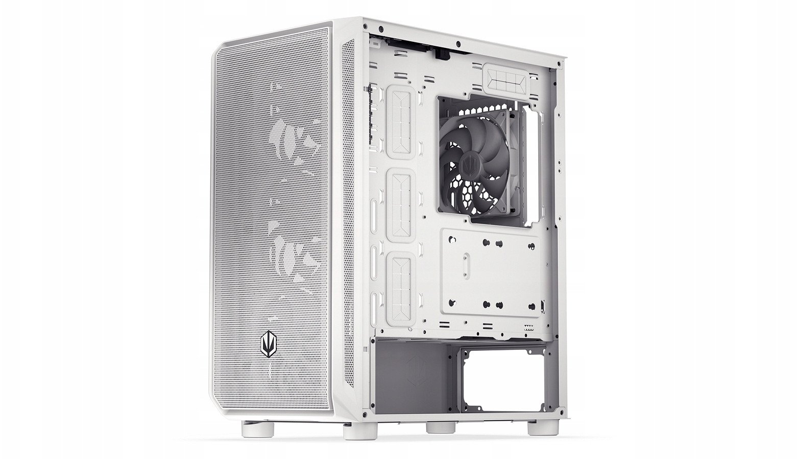 Kutia kompjuterike Arx EY2A018, tower ATX, ARGB, e bardhë