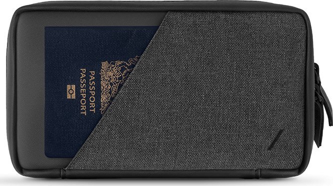 Këllëf organizues Native Union Stow Pouch, për aksesorë, material premium, gri