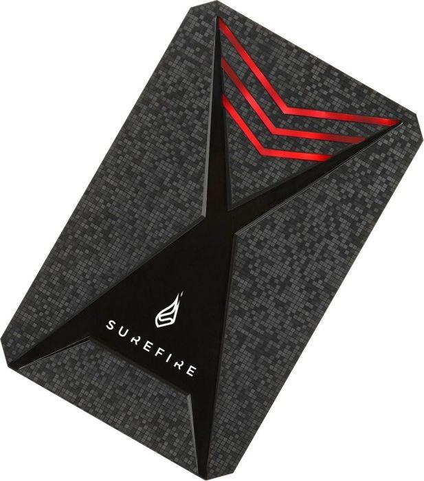 SSD i jashtëm gaming SureFire Bunker, 1TB, USB 3.2 Gen 1, i zi