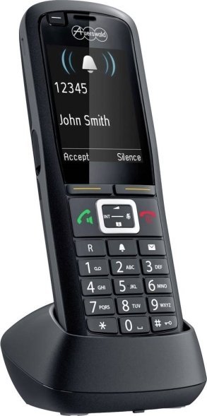 Telefoni VoIP Auerswald COMfortel M730, hands free, rezistent ndaj ujit, antracit