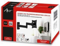 Mbajtës për televizor Art LCD/LED, 10-27'', metal, i zi (RAMT AR-82)