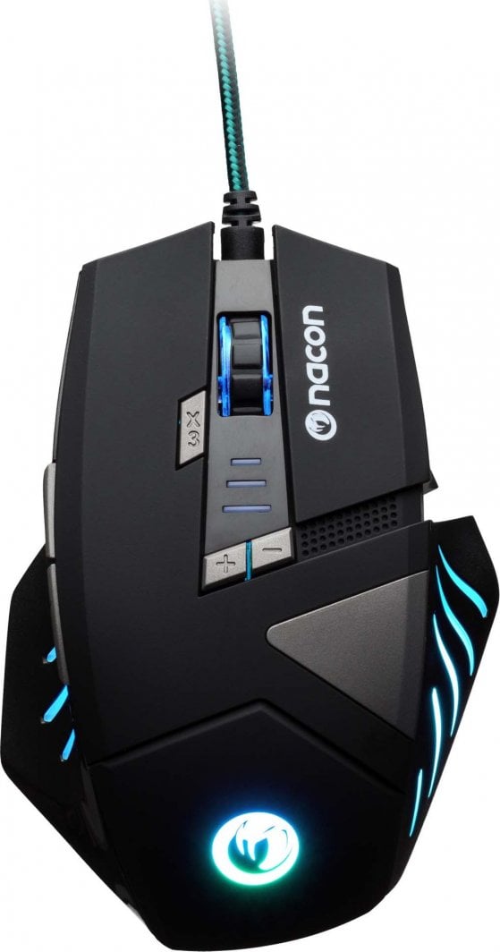 Maus Nacon GM-300, me kabllo, USB, i zi