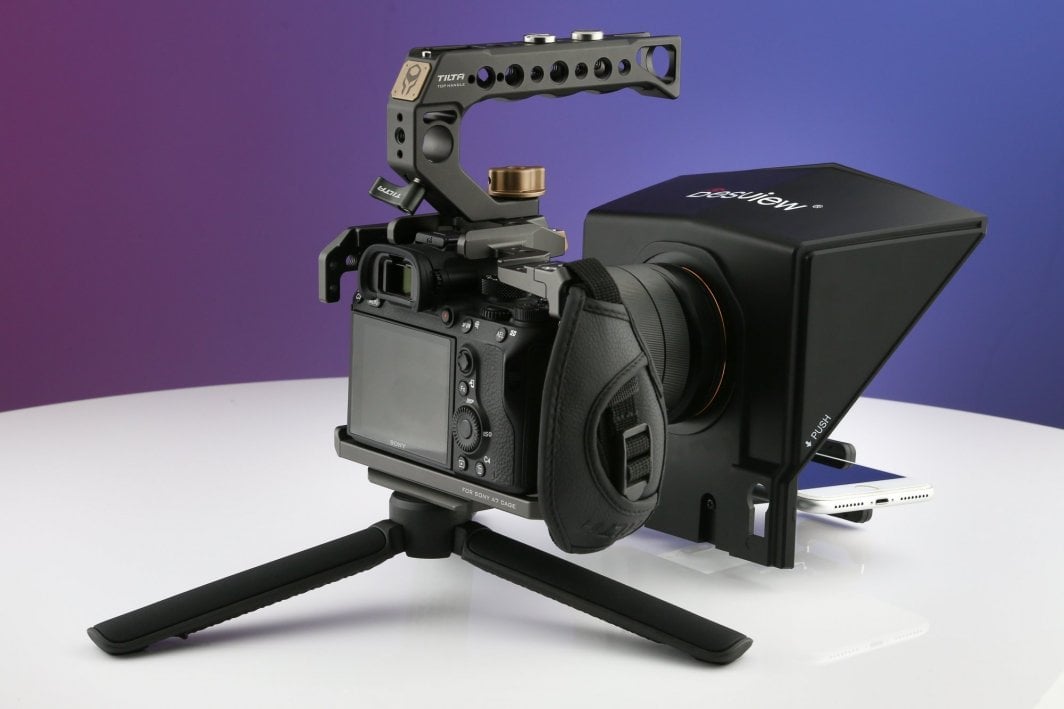 Teleprompter Newell Desview T2, i zi