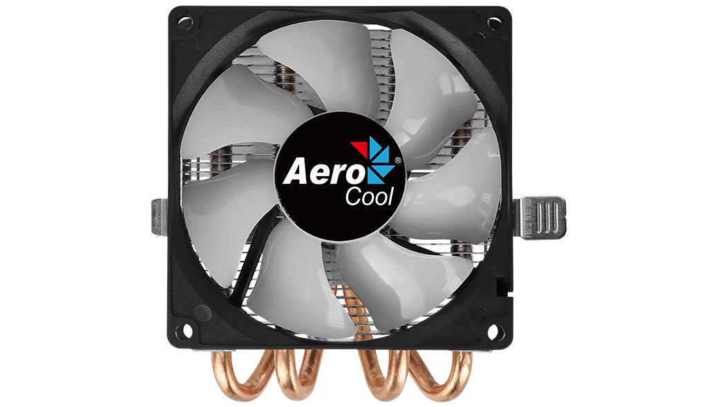 Ftohës procesori AeroCool Air Frost 4 RGB, 4 tuba termikë, 125W TDP, i zi