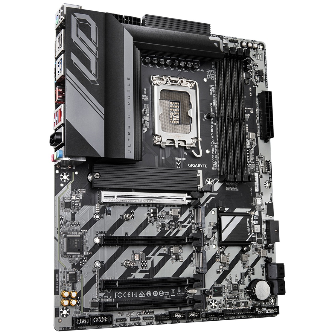 Pllakë amë Gigabyte Z890 UD WIFI6E, ATX, LGA 1851, DDR5 9200 MT/s, PCIe 5.0, e zezë