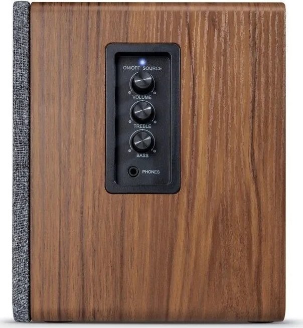 Altoparlantë rafti Wavemaster Base Hi Fi, 2.0, Bluetooth, kafe