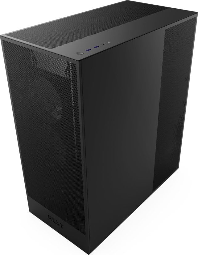 Куќиште за компјутер Nzxt H7 Flow, Црна, Midi Tower