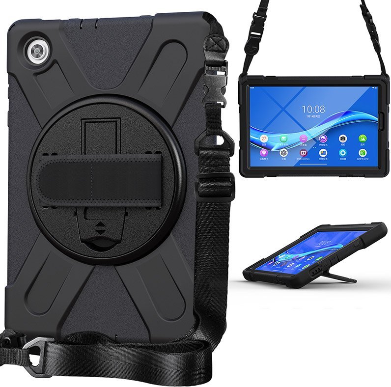 Mbulesë tabletë eStuff për Lenovo TAB M10 HD 2nd Gen, cover mbrojtës, e zezë
