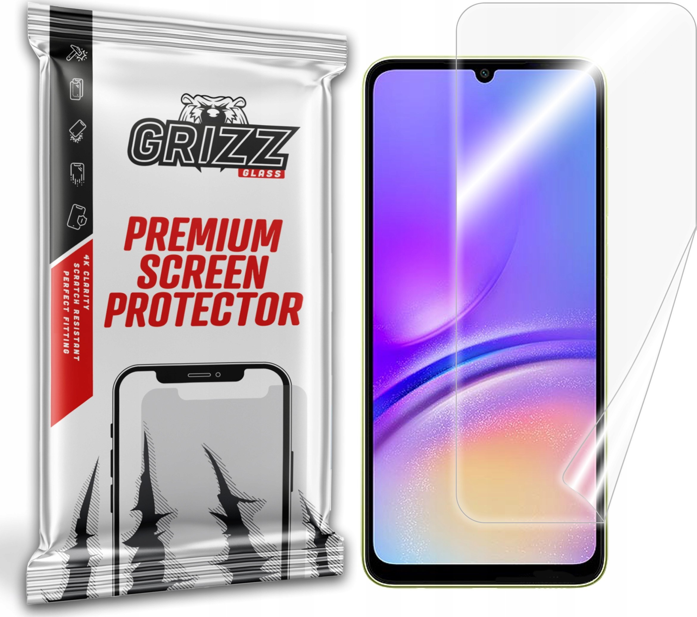 Mbrojtëse ekrani Grizz CeramicFilm Galaxy A05s, qeramike, transparente