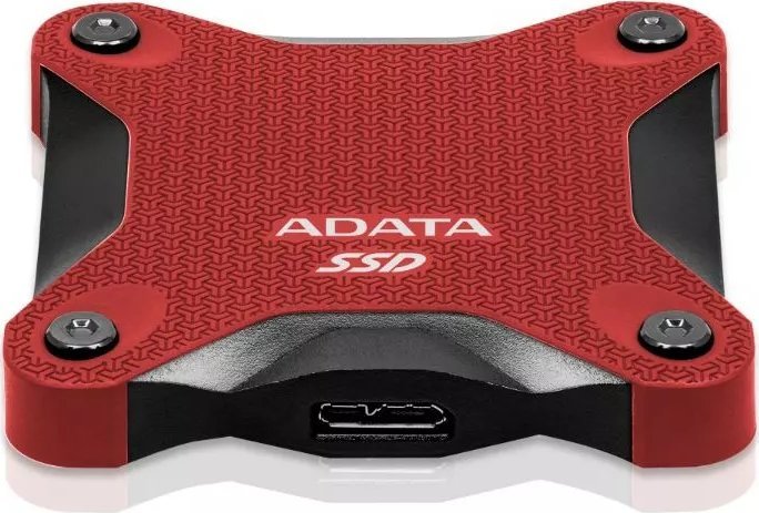Надворешен ССД АДАТА SD620, 2TB, USB 3.2, црвен