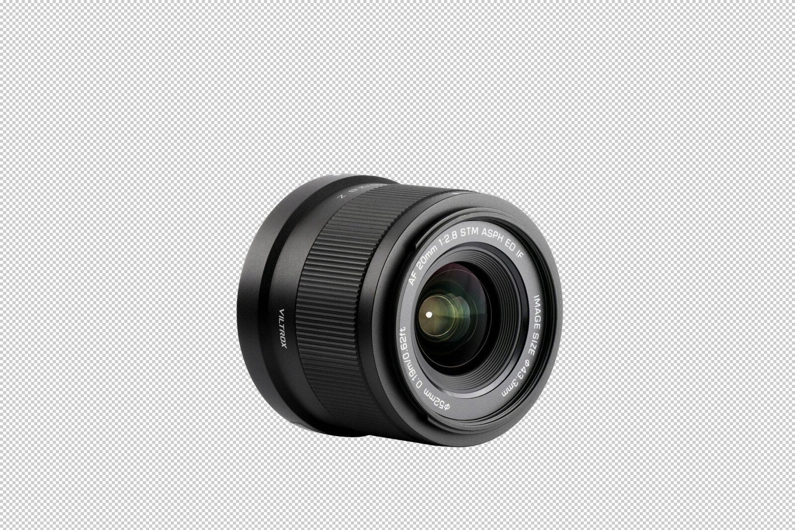Objektiv Viltrox AF 20mm f/2.8 për Nikon Z, kënd i gjerë, autofokus, i zi