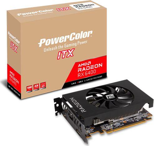 Kartelë grafike Power Color Radeon RX 6400 ITX 4GB GDDR6