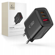 Karikues muri Tech-Protect NCA65W-GAN, 65W, 3 porta USB, i zi