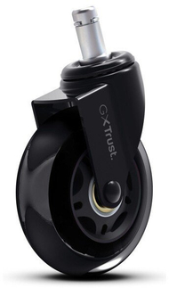 Rrota për karrige gaming Trust GXT 702, set 5 copë, diametër 75 mm, me xhel