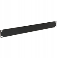 Покривен панел за RACK кабинет Signal Z19 1U, сет 2 парчиња, црн