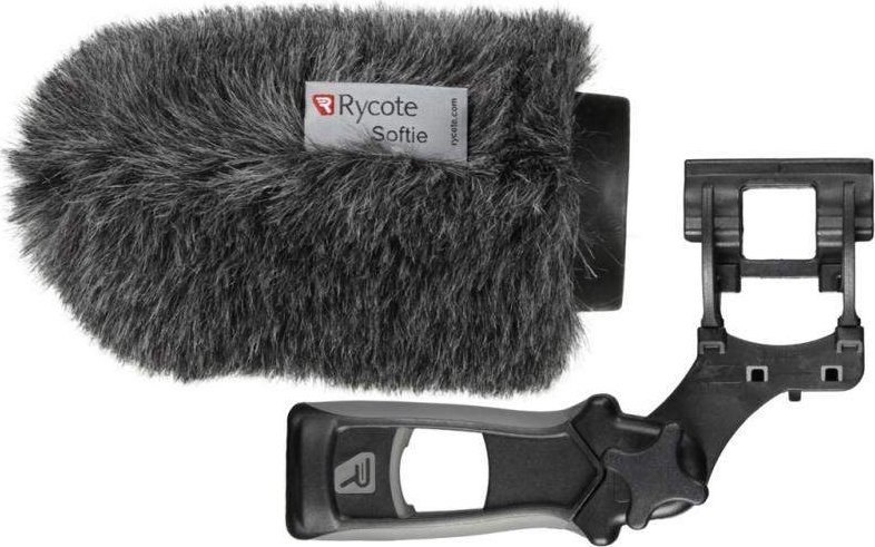 Kit mbrojtës mikrofoni Rycote Classic Softie 12cm, me shock mount Lyre, me pistol grip