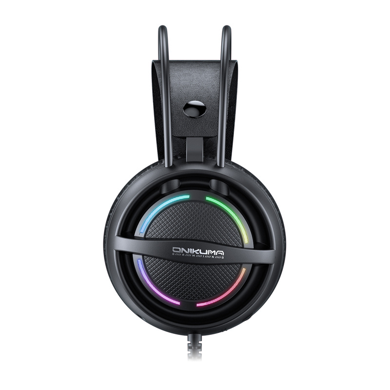 Headset gaming ONIKUMA X88, me mikrofon, RGB, i zi
