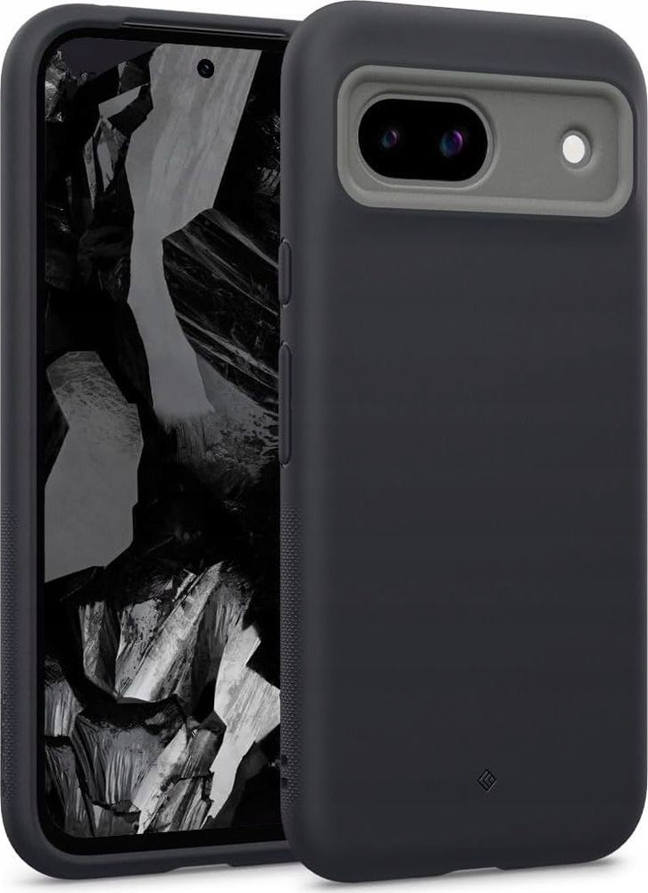 Futrollë Spigen Caseology Nano Pop për Google Pixel 8a, TPU fleksibël, mbrojtje ndaj rënieve, e zezë