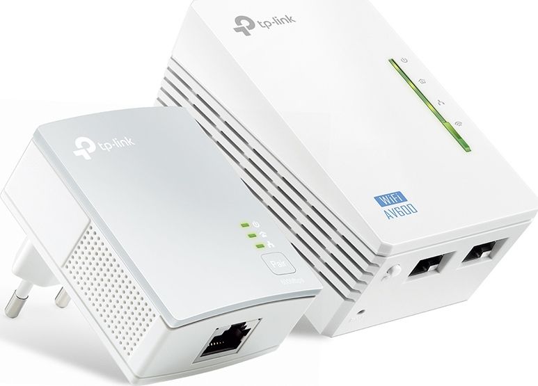 Adapter powerline TP-Link TL-WPA4220 Starter Kit, HomePlug AV 500Mbps, Wi-Fi N 300Mbps, i bardhë