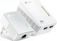 Adapter powerline TP-Link TL-WPA4220 Starter Kit, HomePlug AV 500Mbps, Wi-Fi N 300Mbps, i bardhë