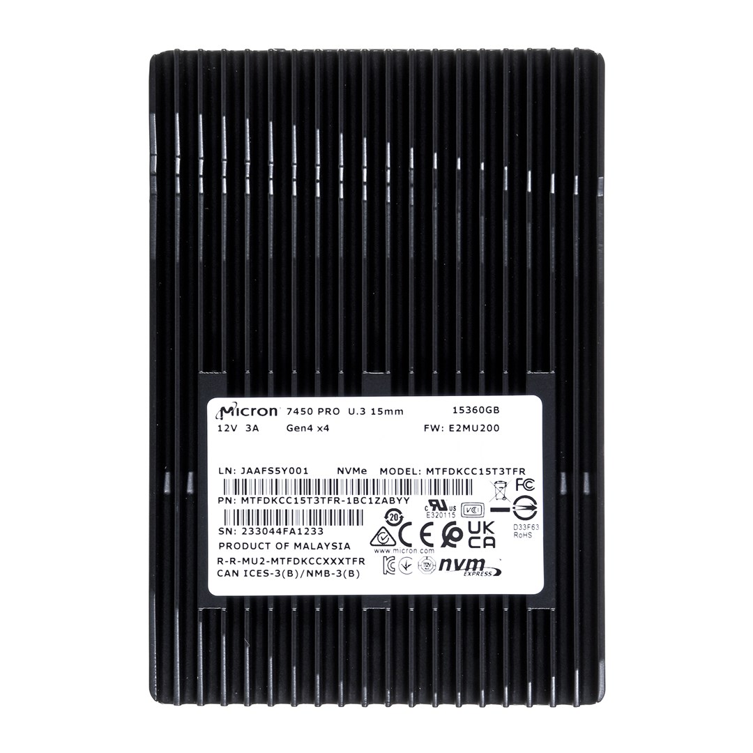 Disk SSD Micron 7450 PRO, 15.36TB, U.3 NVMe