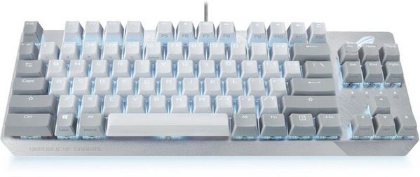 [OUTLET] Tastierë ASUS ROG STRIX Scope NX TKL Moonlight White, ROG NX Red, US
