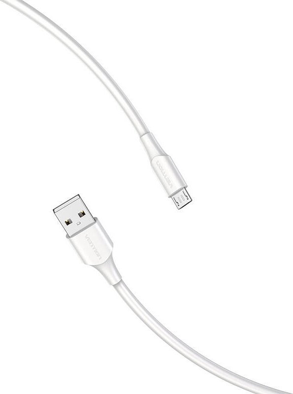 Kabllo USB në Micro USB Vention, 1.5m, 2A, e bardhë