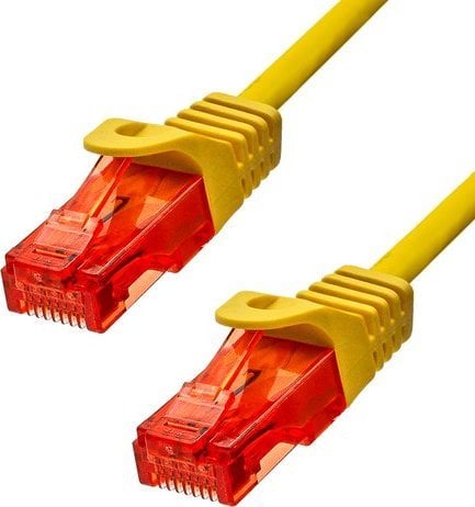 Kabllo rrjeti ProXtend CAT6 UTP, 10m, LSZH, e verdhë