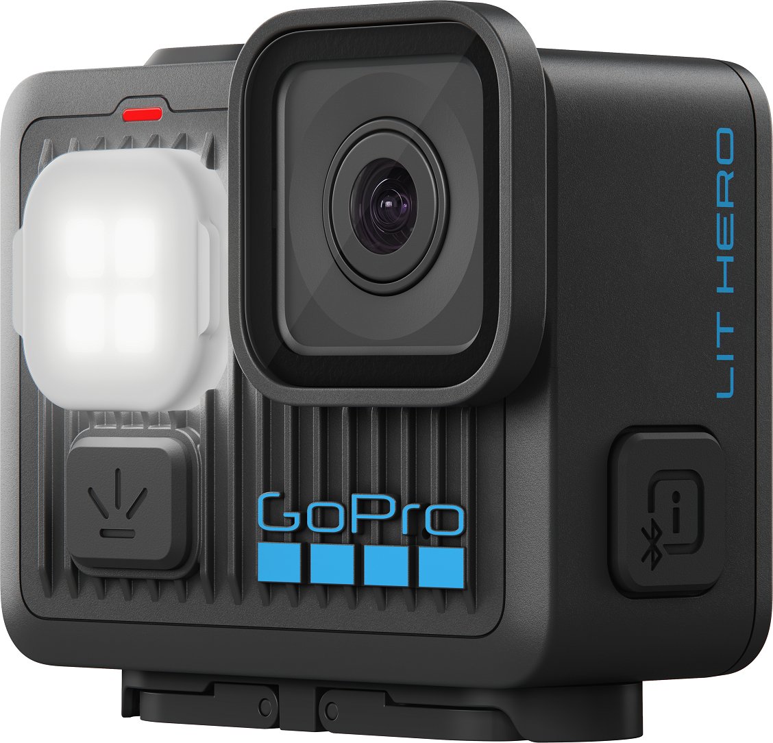 Kamerë aksioni GoPro LIT HERO, 4K, rezistente ndaj ujit 5m, e zezë