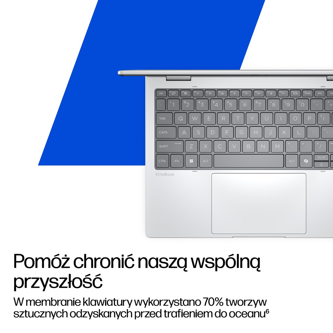 Laptop 2 në 1 HP EliteBook 8 Flip G1i, 13.3", Intel Core Ultra 7, 32GB RAM, 1TB SSD, argjendtë