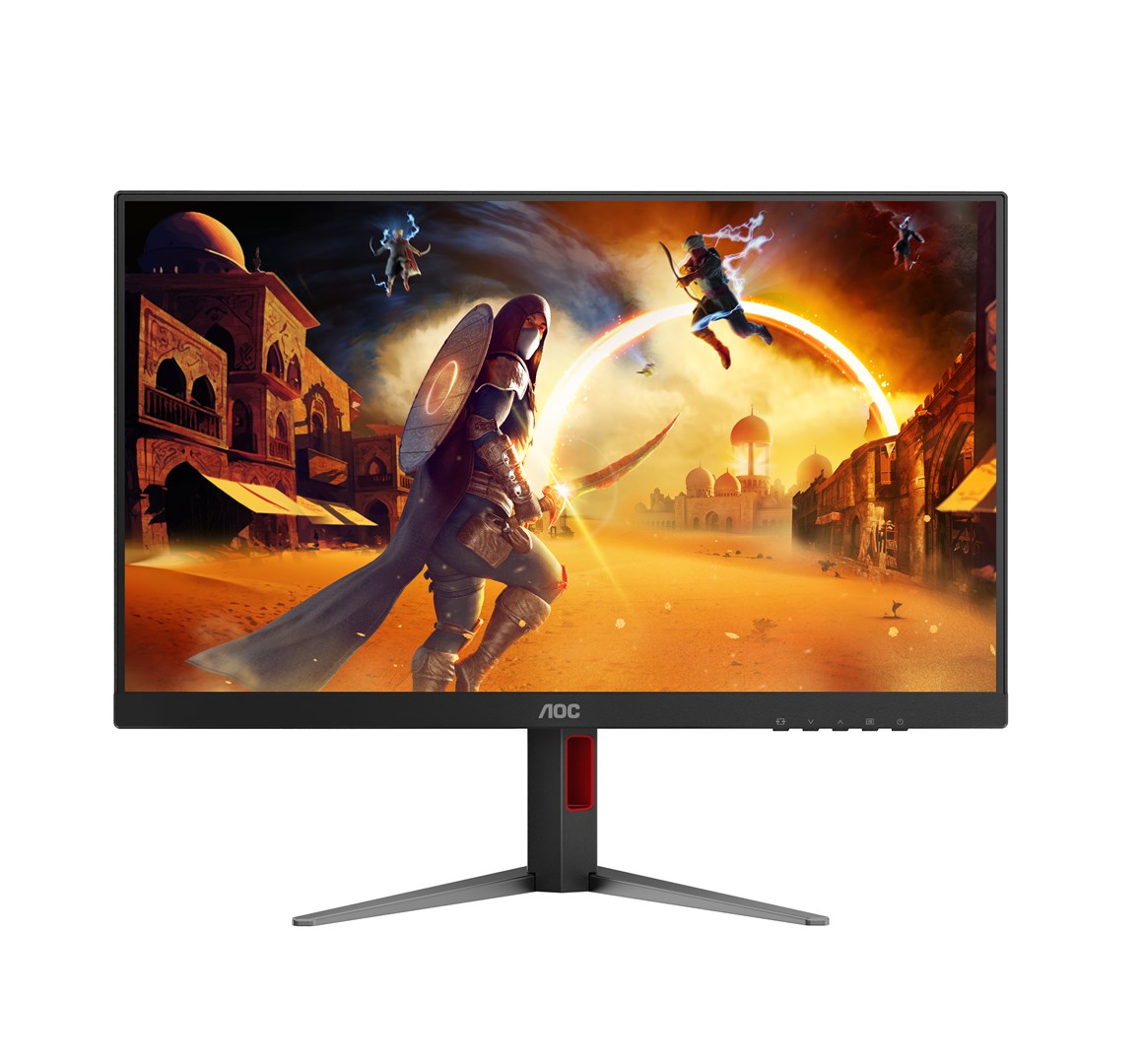 Monitor gaming AOC G4 27G4HA, 27", Full HD, LED, i zi me të kuqe