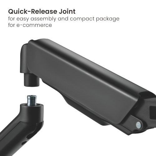 Krah monitori Serioux SRXA-MM97-C024E, 17-32", montim në tavolinë, i zi