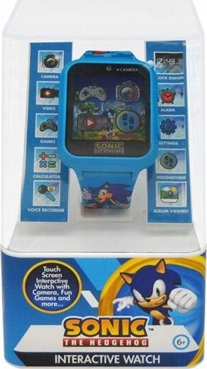 Паметен часовник за деца Euroswan Sonic SNC4055, 10 функции, камера, сина боја