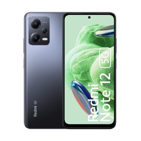 Celular Xiaomi Redmi Note 12 5G, 6.67", 128GB, i hirtë