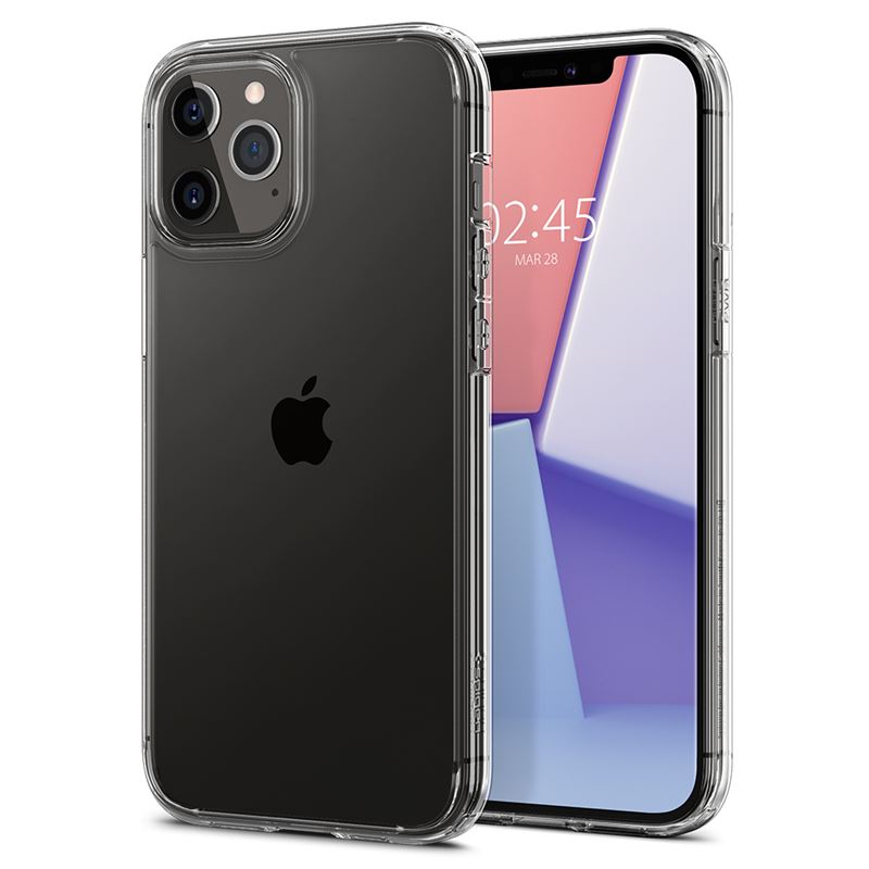 Mbrojtëse për celular iPhone 12 Pro Max Spigen Ultra Hybrid, transparente