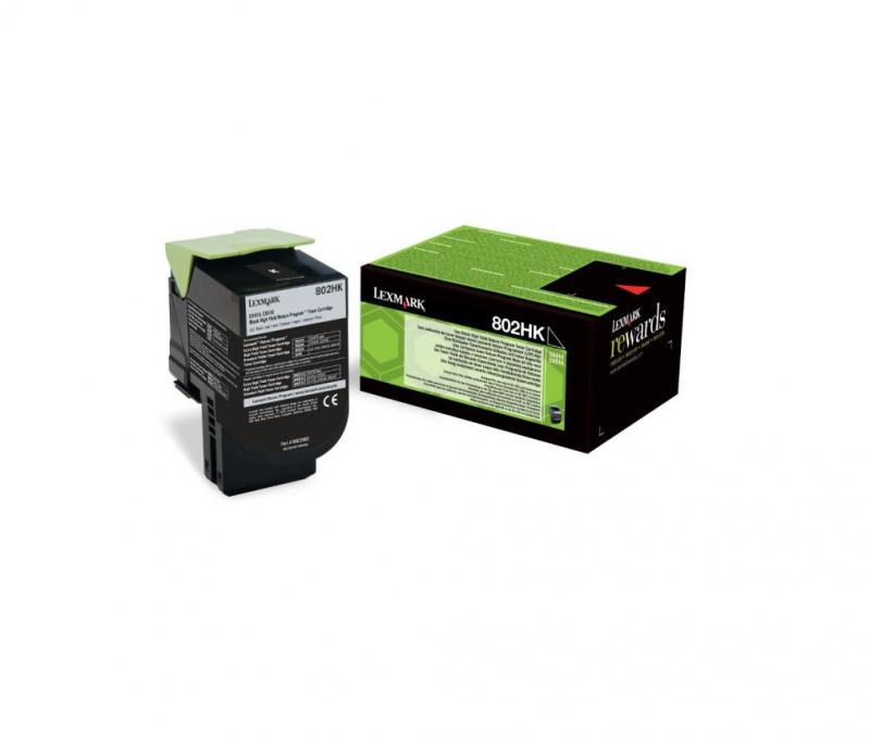Toner Lexmark 80C2HK0, origjinal, i zi