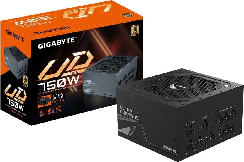 Burim energjie Gigabyte UD750GM PG5 GP-UD750GM PG5 ATX 3.0, 750W
