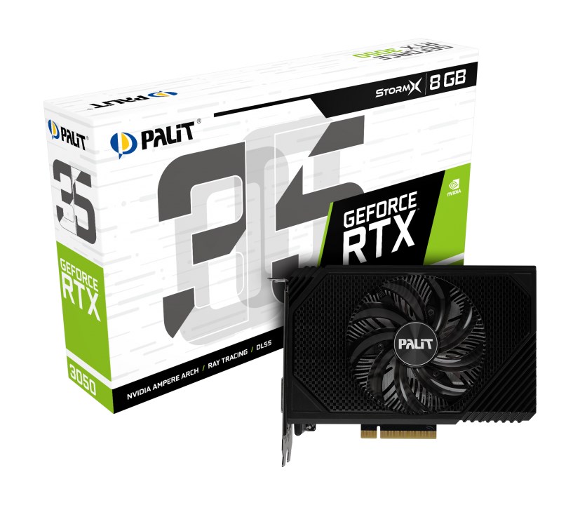 Kartelë grafike Palit GeForce RTX 3050 StormX 8GB GDDR6