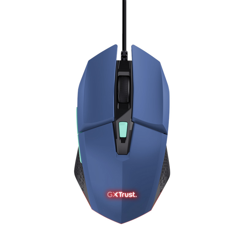 Maus TRUST GXT 109 FELOX, 400 DPI, USB, i kaltër