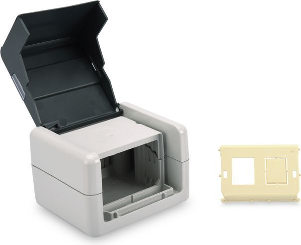 Prizë për 2 module Keystone(LAN) Digitus (DN-93844-OD), hiri