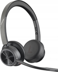 Kufje pa tela Poly Voyager 4320, Bluetooth, me mikrofon, të zeza