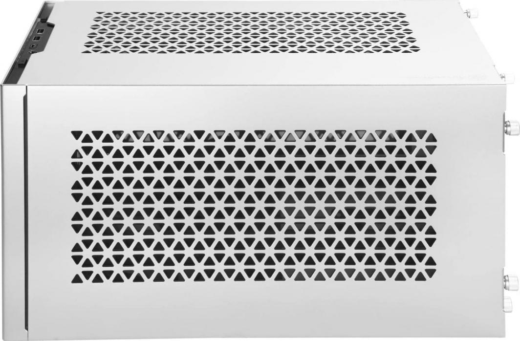 Kasë SilverStone Sugo 15, e argjendtë, Micro Tower