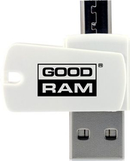 Lexues karte GoodRam AO20 MW01R11, MicroUSB USB 2.0, i bardhë